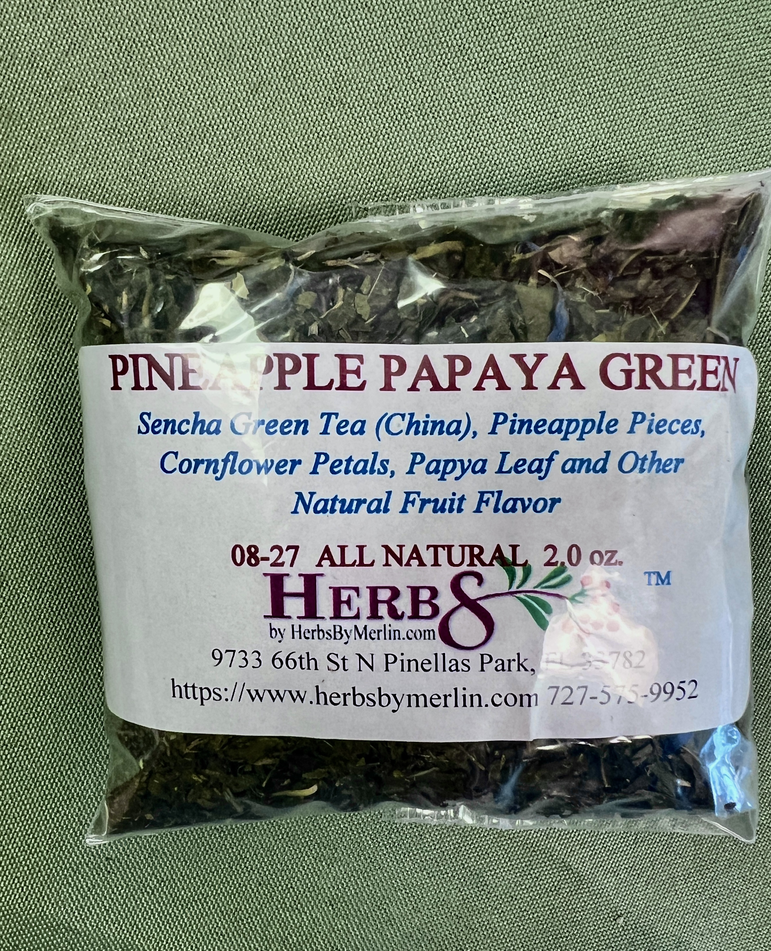 Pineapple Papaya Green Tea
